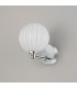 Tivoli Short Arm Wall Light 1 Light G9 IP44 Polished Chrome/Opal Round Segment Glass-7