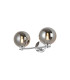 Tivoli Short Arm Wall Light 2 Light G9 IP44 Polished Chrome/Smoke Smooth Round Glass-1