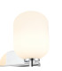 Tivoli Short Arm Wall Light 2 Light G9 IP44 Polished Chrome/Opal Smooth Tubular Glass-7