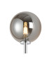 Tivoli Tall Arm Wall Light 1 Light G9 IP44 Polished Chrome/Smoke Smooth Round Glass-5