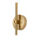 Tivoli Tall Arm Wall Light 1 Light G9 IP44 Brass Gold/Brown Round Marble Effect Glass-6