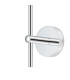 Tivoli Tall Arm Wall Light 1 Light G9 IP44 Polished Chrome/Opal Smooth Tubular Glass-6