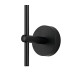 Tivoli Tall Arm Wall Light 1 Light G9 IP44 Satin Black/Smoke Smooth Tubular Glass-6