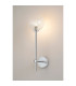 Tivoli Tall Arm Wall Light 1 Light G9 IP44 Polished Chrome/Clear Swirl Round Glass-3