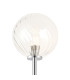 Tivoli Tall Arm Wall Light 1 Light G9 IP44 Polished Chrome/Clear Swirl Round Glass-5