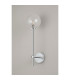 Tivoli Tall Arm Wall Light 1 Light G9 IP44 Polished Chrome/Clear Swirl Round Glass-7