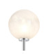 Tivoli Tall Arm Wall Light 1 Light G9 IP44 Polished Chrome/White Two-Tone Snow Specks Round Glass-5