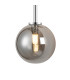 Tivoli Tall Arm Wall Light 2 Light G9 IP44 Polished Chrome/Smoke Smooth Round Glass-6