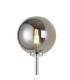 Tivoli Tall Arm Wall Light 2 Light G9 IP44 Polished Chrome/Smoke Smooth Round Glass-7