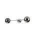 Tivoli Tall Arm Wall Light 2 Light G9 IP44 Polished Chrome/Smoke Smooth Round Glass-9
