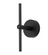 Tivoli Tall Arm Wall Light 2 Light G9 IP44 Satin Black/Opal Smooth Round Glass-8
