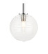 Tivoli Tall Arm Wall Light 2 Light G9 IP44 Polished Chrome/Clear Ribbed Round Glass-6