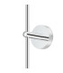 Tivoli Tall Arm Wall Light 2 Light G9 IP44 Polished Chrome/Clear Ribbed Round Glass-8