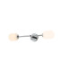 Tivoli Tall Arm Wall Light 2 Light G9 IP44 Polished Chrome/Opal Smooth Tubular Glass-5