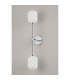 Tivoli Tall Arm Wall Light 2 Light G9 IP44 Polished Chrome/Opal Smooth Tubular Glass-10