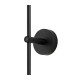 Tivoli Tall Arm Wall Light 2 Light G9 IP44 Satin Black/Smoke Smooth Tubular Glass-8