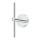 Tivoli Tall Arm Wall Light 2 Light G9 IP44 Polished Chrome/Clear Dune Effect Round Glass-8