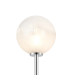 Tivoli Tall Arm Wall Light 2 Light G9 IP44 Polished Chrome/White Two-Tone Snow Specks Round Glass-7