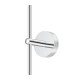 Tivoli Tall Arm Wall Light 2 Light G9 IP44 Polished Chrome/White Two-Tone Snow Specks Round Glass-8
