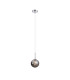 Tivoli 12cm Adjustable Pendant 1 Light G9 IP44 Polished Chrome/Smoke Smooth Round Glass-4