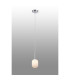Tivoli 9cm Adjustable Pendant 1 Light G9 IP44 Polished Chrome/Opal Smooth Tubular Glass-3