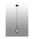 Tivoli 9cm Adjustable Pendant 1 Light G9 IP44 Satin Black/Smoke Smooth Tubular Glass-3
