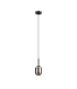 Tivoli 9cm Adjustable Pendant 1 Light G9 IP44 Satin Black/Smoke Smooth Tubular Glass-5