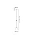 Tivoli 12cm Telescopic Pendant 1 Light G9 IP44 Polished Chrome/Smoke Smooth Round Glass-2