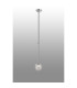 Tivoli 12cm Telescopic Pendant 1 Light G9 IP44 Polished Chrome/Clear Ribbed Round Glass-3