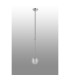 Tivoli 12cm Telescopic Pendant 1 Light G9 IP44 Polished Chrome/Clear Ribbed Round Glass-6