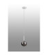 Tivoli 12cm Adjustable Pendant 1 Light G9 IP44 Satin White/Smoke Smooth Round Glass-6