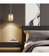 Tivoli 9cm Telescopic Pendant 1 Light G9 IP44 Brass Gold/Amber Smooth Tubular Glass-4
