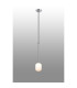 Tivoli 9cm Telescopic Pendant 1 Light G9 IP44 Polished Chrome/Opal Smooth Tubular Glass-3