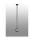 Tivoli 9cm Telescopic Pendant 1 Light G9 IP44 Satin Black/Smoke Smooth Tubular Glass-6