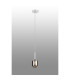 Tivoli 9cm Adjustable Pendant 1 Light G9 IP44 Satin White/Smoke Smooth Tubular Glass-3