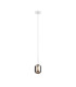 Tivoli 9cm Adjustable Pendant 1 Light G9 IP44 Satin White/Smoke Smooth Tubular Glass-4