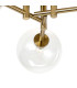 Tivoli 44.5cm Semi Flush Ceiling Round 3 Light G9 IP44 Brass Gold/Clear Smooth Round Glass-7