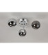 Tivoli 44.5cm Semi Flush Ceiling Round 3 Light G9 IP44 Polished Chrome/Smoke Smooth Round Glass-8