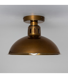 Talise Outdoor Ceiling Light Antique Brass Clear Glass IP65-1