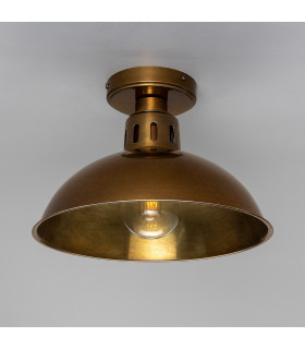 Talise Outdoor Ceiling Light Antique Brass Clear Glass IP65-2