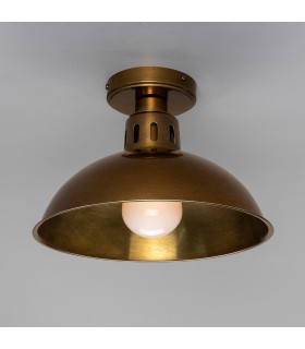 Talise Outdoor Ceiling Light Antique Brass Opal Glass IP65-2