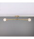 Silverton Bathroom Ceiling Light Polished Brass Opal IP44-1