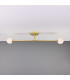 Silverton Bathroom Ceiling Light Polished Brass Opal IP44-2