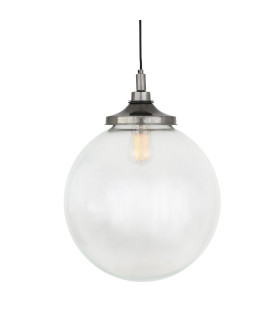 Laguna Bathroom Globe Pendant Antique Silver IP44