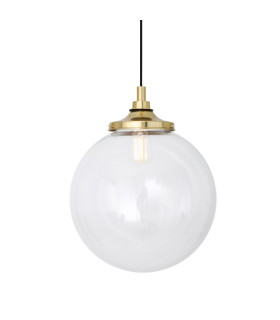 Laguna Bathroom Globe Pendant Polished Brass IP44-2