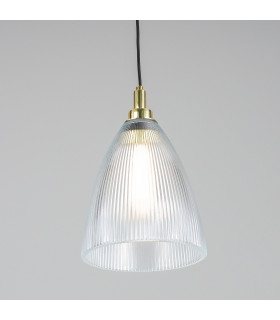 Brooke Outdoor Pendant Light Polished Brass Opal Glass IP65-2