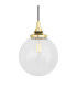 Laguna Bathroom 25cm Globe Pendant Light Polished Brass IP44