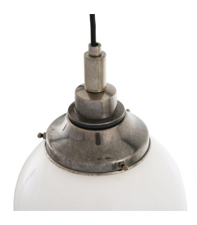 Pelagia Bathroom 20cm Globe Pendant Antique Silver IP44-2