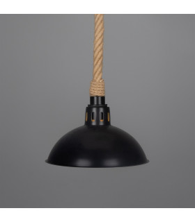 Tahiti Outdoor Rope Pendant Matte Black IP65-1