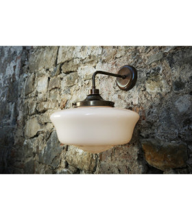 Anath Bathroom Wall Light Antique Brass IP44-1